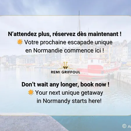 Douceur Marine - Cocoon 2p - Calma En El Corazón De Apartamento Honfleur